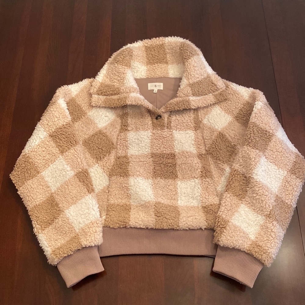 Lou & Grey pullover Sherpa jacket